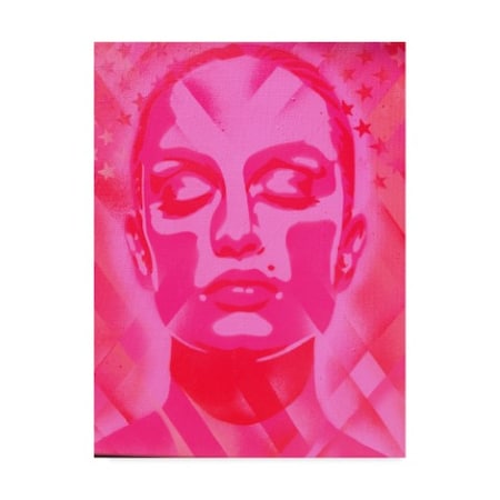 Abstract Graffiti 'Skin Deep Pinks' Canvas Art,18x24